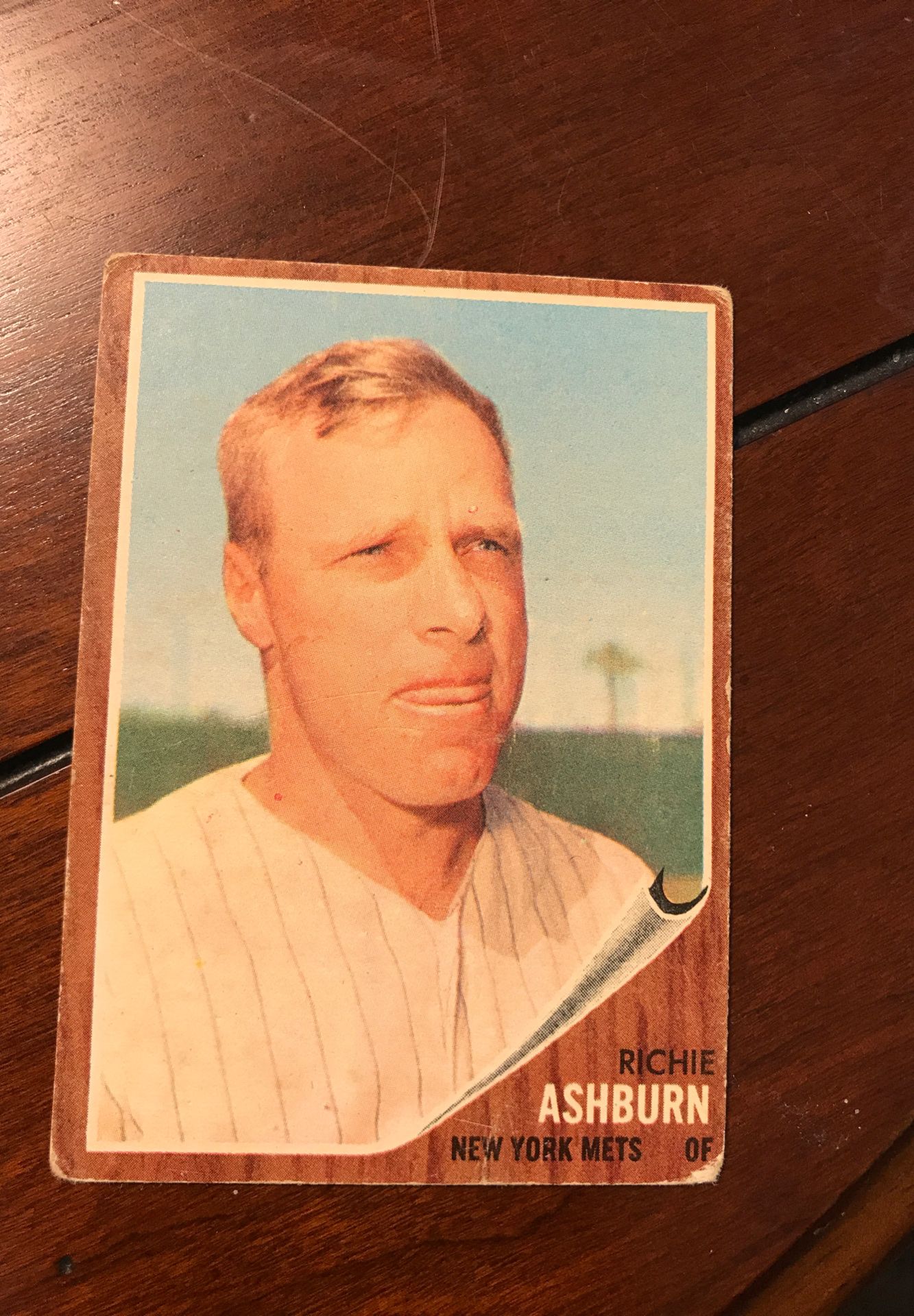 1962 Topps Baseball #213 Richie Ashburn New York Mets HOF baseball ⚾️ card!