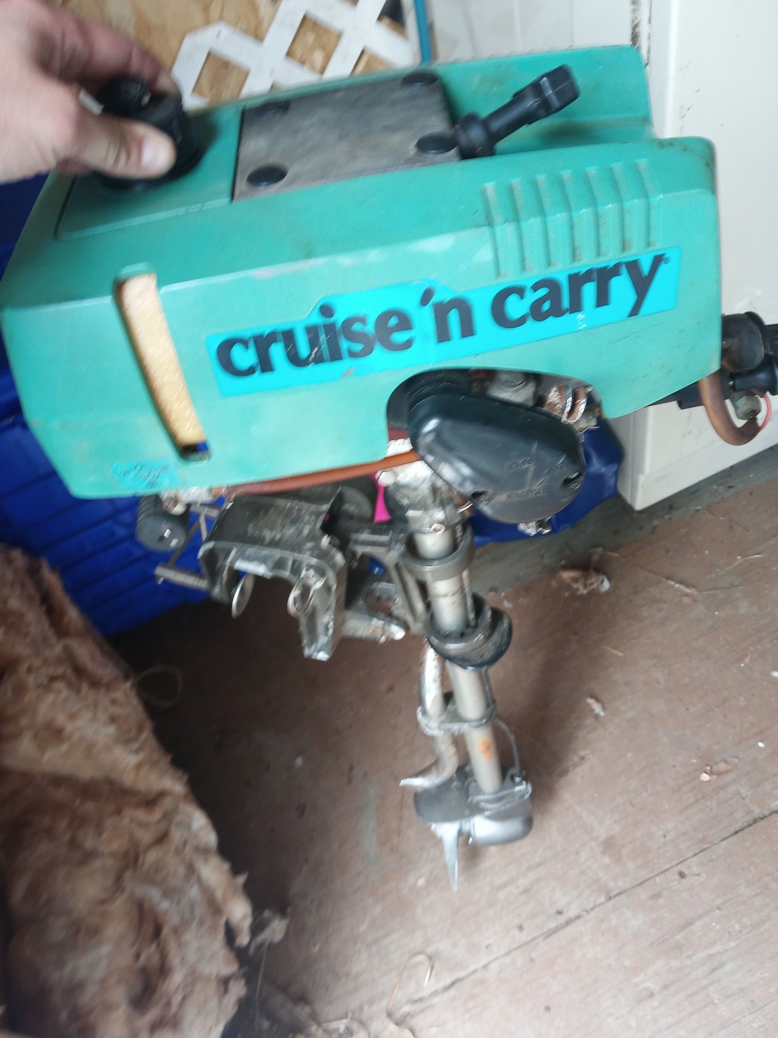 Cruise and carry boat motor