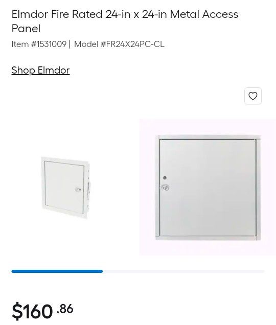 24x24in Metal Access Panel Fired Rated