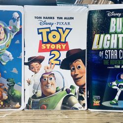 Toy Story 1-2 & Buzz Lightyear Of Star Command *VHS*