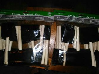 24 Ct. Foam Brush Set* new*