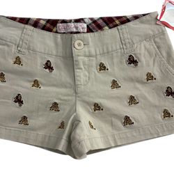 College Classics E5 ASU Shorts Embroidered All Over Sun Devil Logos Size 3