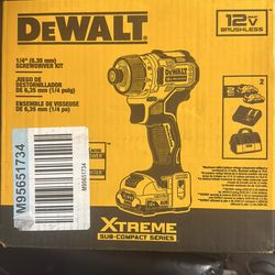 Dewalt drill with battery and charger