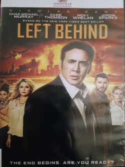 LEFT BEHIND (DVD-2014) Jordin Sparks + Chad Michael Murray!