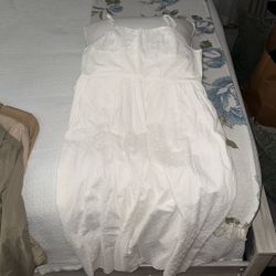 A New Day White Dress For Woman Size Large