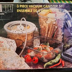 Free Vacuum Canister Set 