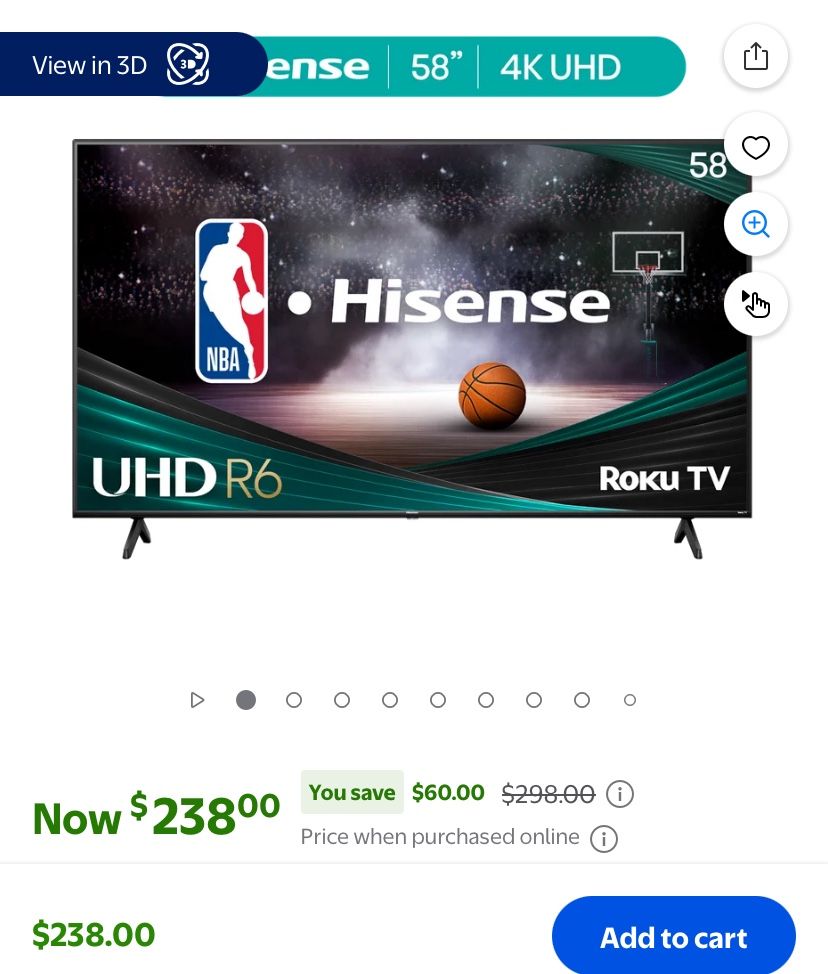 58” Inch TV - HISENSE