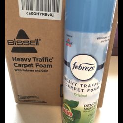Febreze/Bissell Heavy Traffic Foam With Gain - Lot Of 4, 22 Oz Each, NEW 