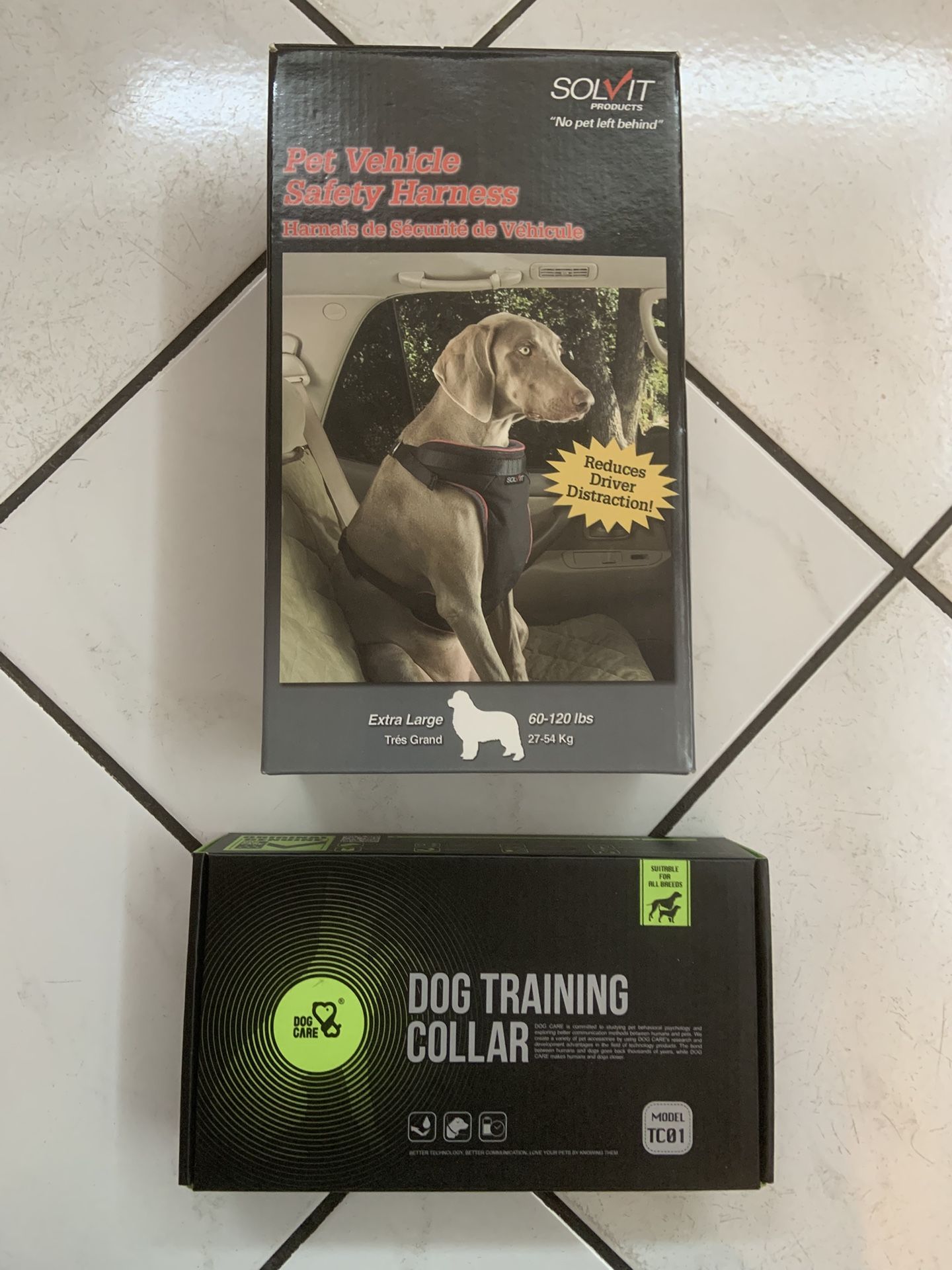 Dog Training Collar And Pet Vehicle Safety Harness