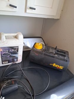 Pain grill whip propane in foger with fog juice