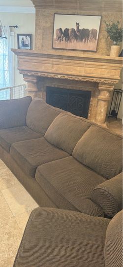 Brown Sectional
