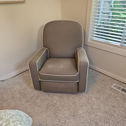 Gray Swivel Rocker Recliner