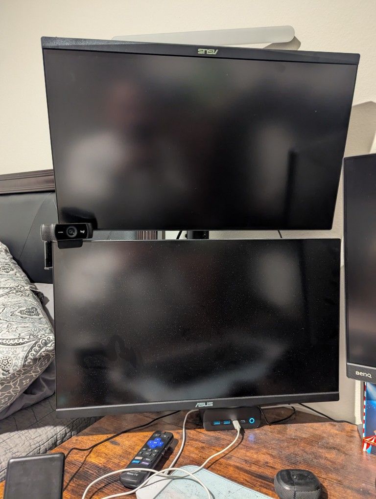 Dual Monitor Stack Mount