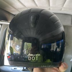Two Motorcycle Helmets