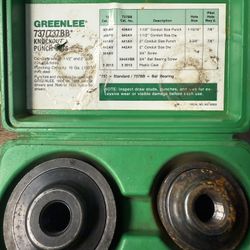 GreenLee Knockout Set For Metal.