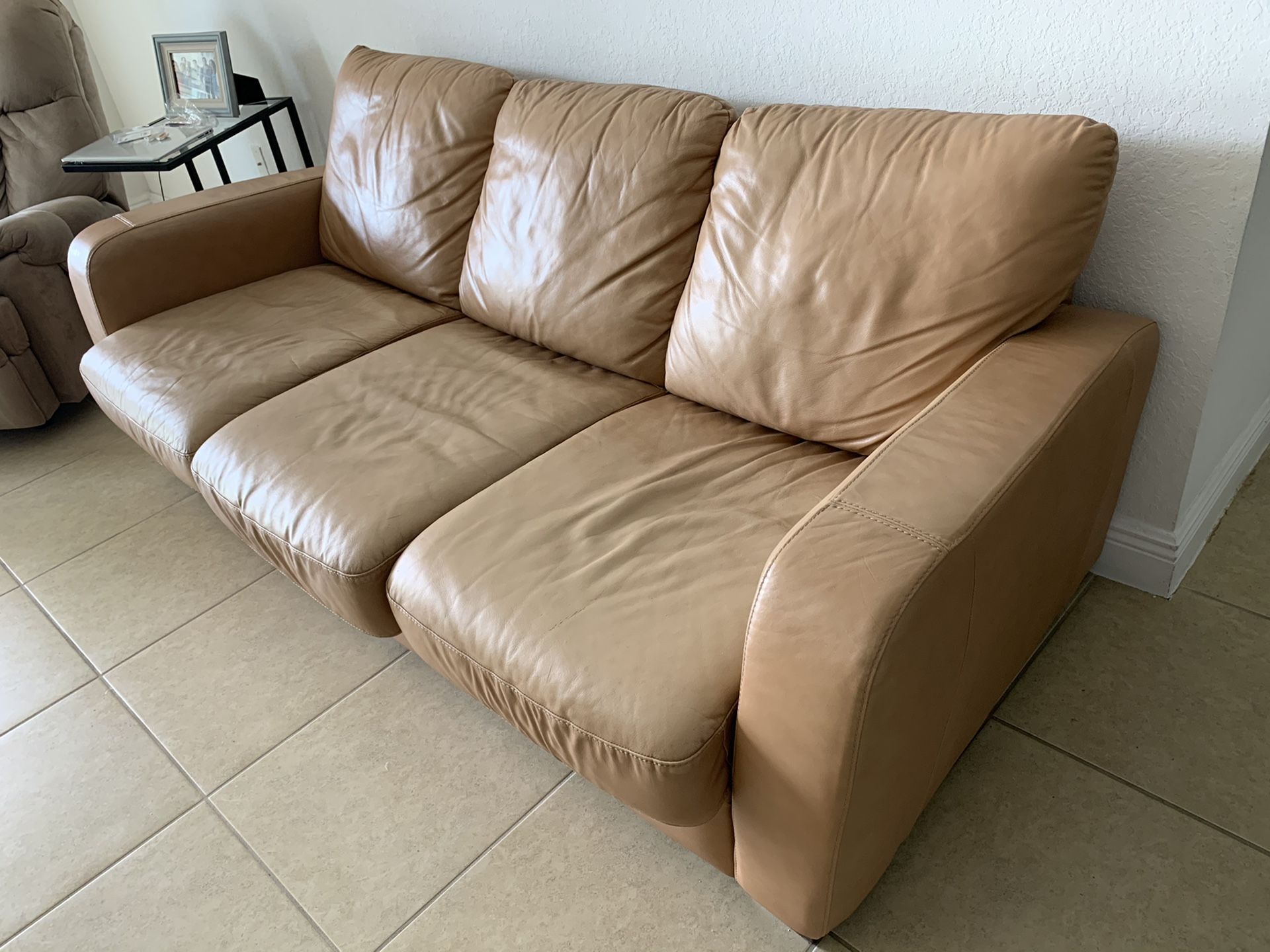 LEATHER SOFA