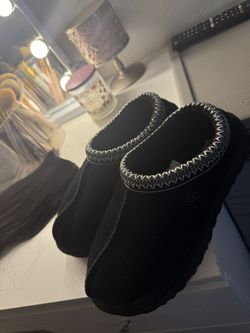 Black UGGS Slip Ons