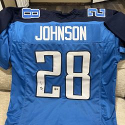 Chris Johnson CJ2K Autographed 