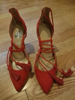 ALDO 8.5 Red Shoes