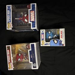 SPIDERMAN FUNKO set 