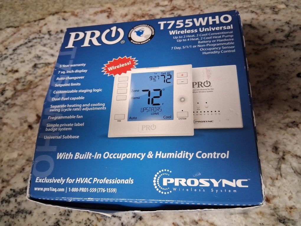 PRO 1 Wireless Universal Thermostat Brand New Inbox $90