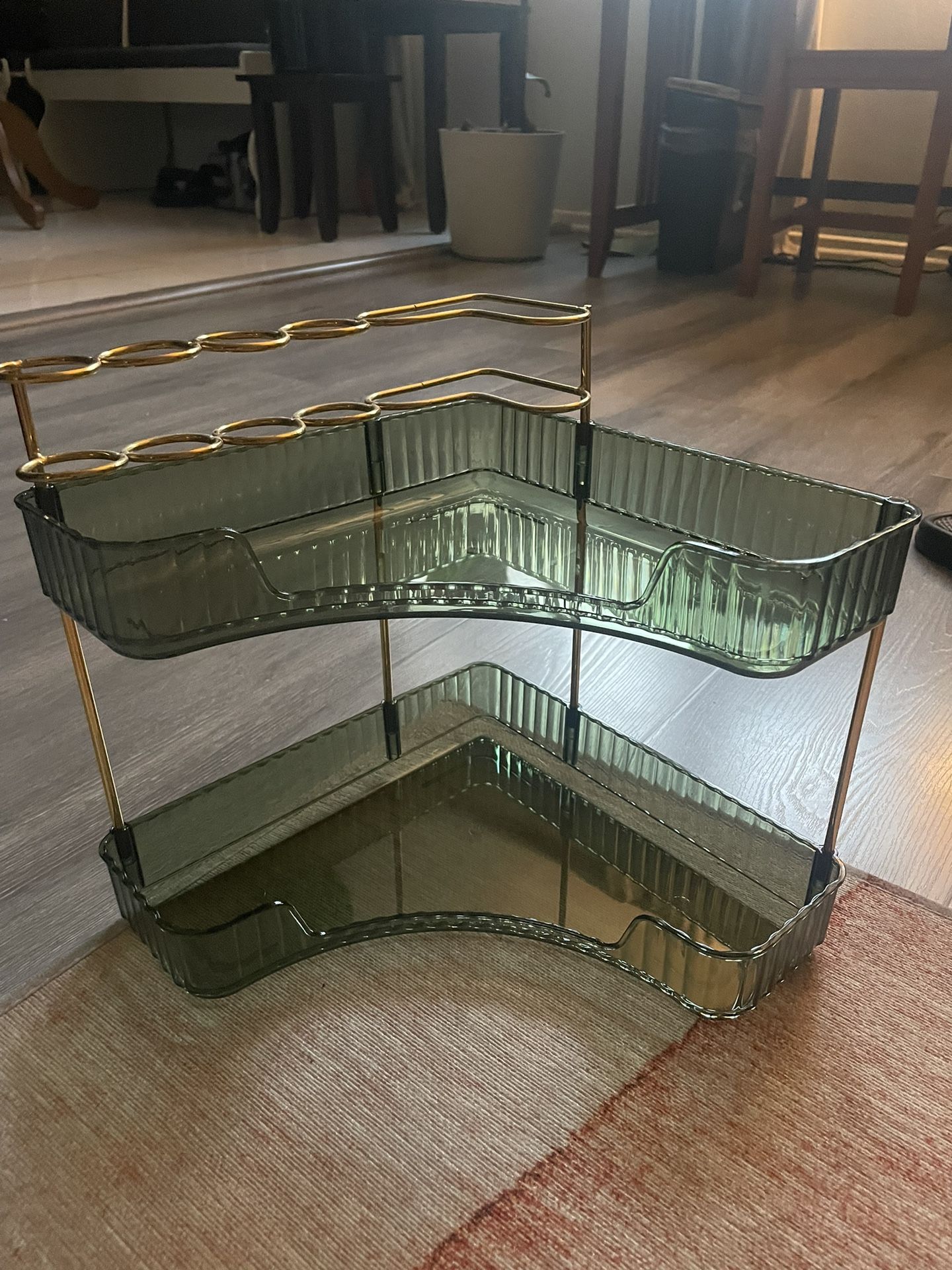 Corner Shelving Home Organizer - Green