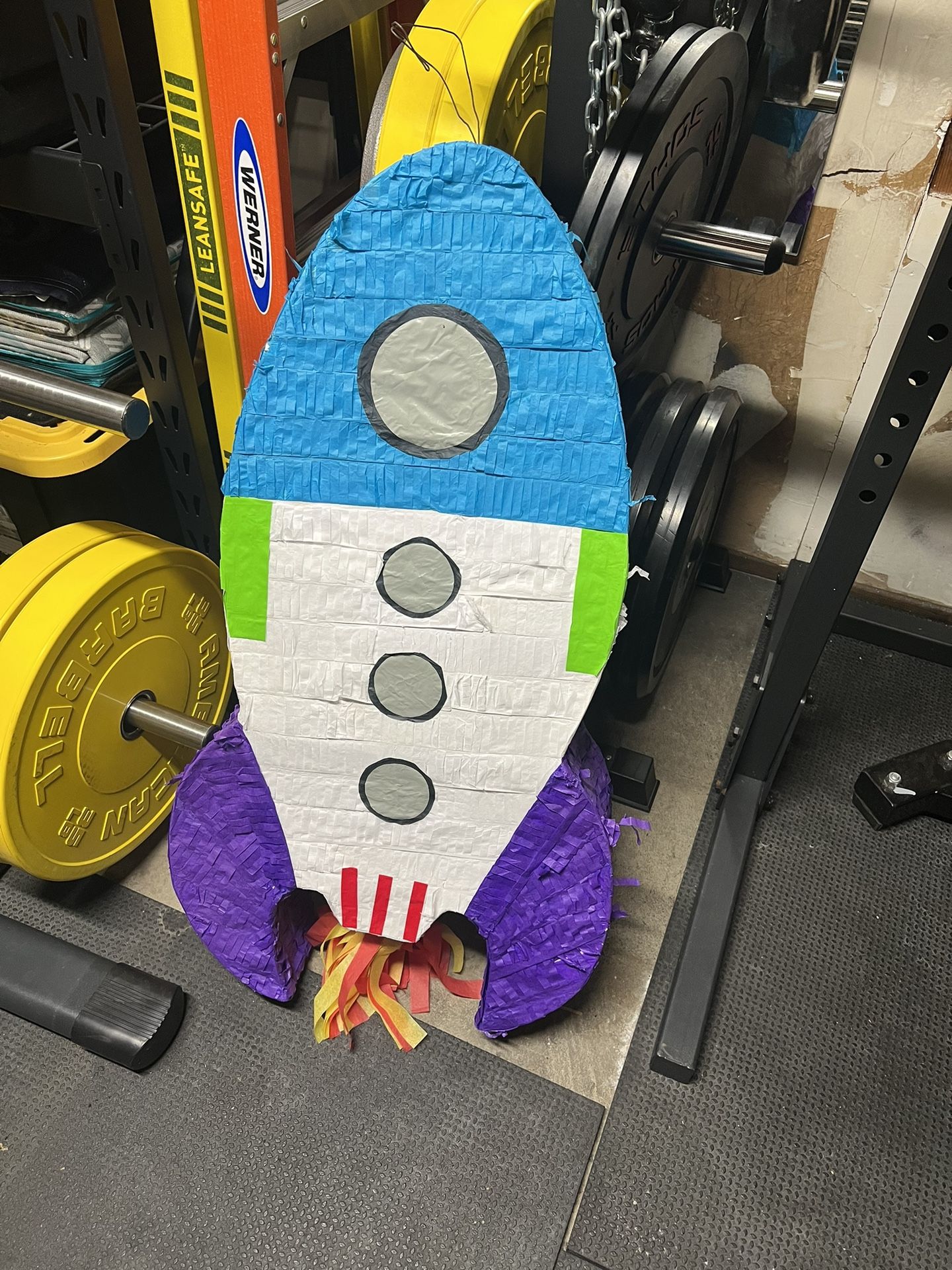 Rocket Ship Piñata