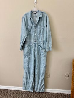 Light Wash Denim Jumpsuit