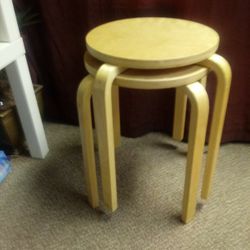 Awesome retro Stackable Stools set 50 Or25each Durable And Sturdy