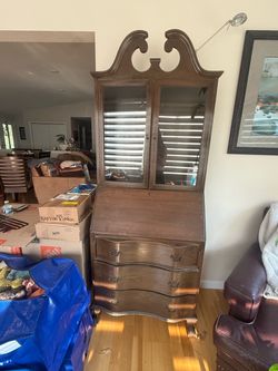 FREE wooden hutch with storage