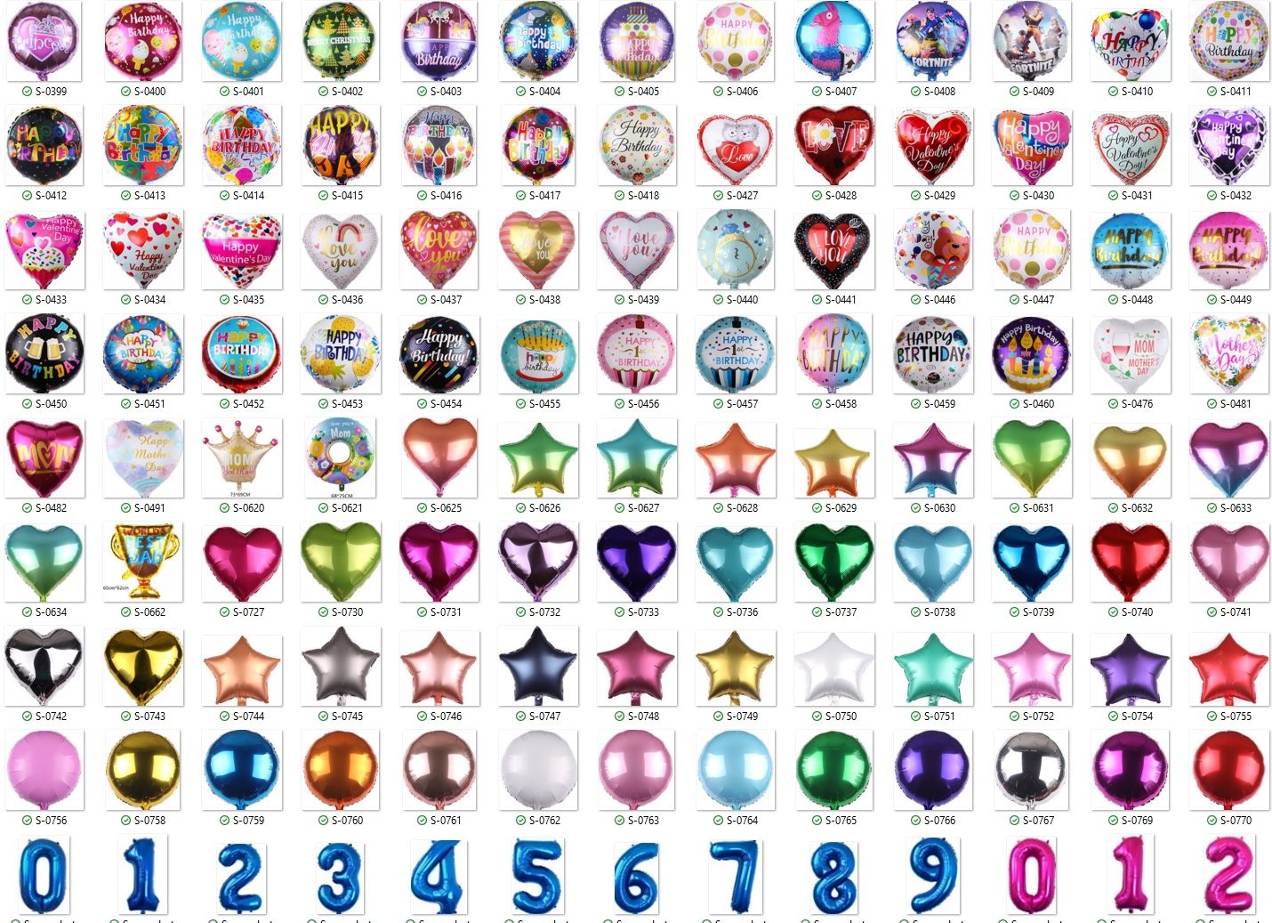 Hundreds of 18” Balloons Available for Every Occasion!