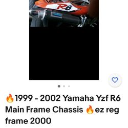 2000 Yamaha R6  Parts Finance Available