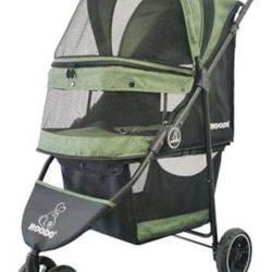 ROODO 3 Wheel Pet Stroller Best Lightweight Foldable Compact