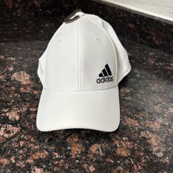 Men Adidas White Baseball Cap