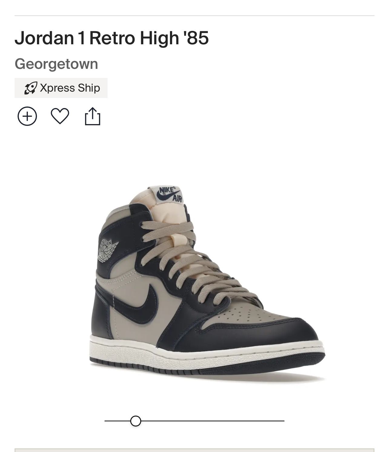 Jordan 1 Hi 85 Georgetown