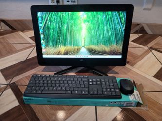 HP-20-c225t-All in One-AMD E2-7110 R-8gb ram-1tb HD- good for offic-es bu-siness.
