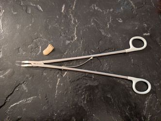 Pilling USA 12-1522 Medium Bayonet Forceps Surgical Instrument