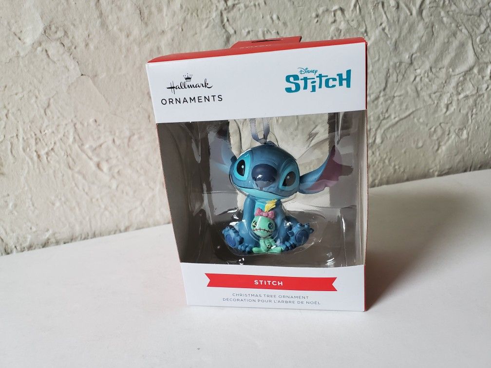 Hallmark Disney Lilo and Stitch Stitch With Scrump Christmas Ornament