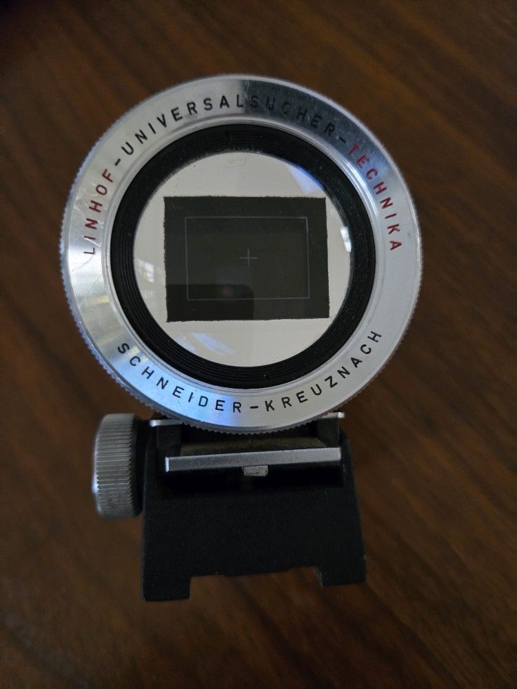 LINHOF viewfinder With Frame Lines And Leather Case