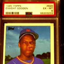 Dwight GOODEN,(ROOKIE CARD)GRADED 
