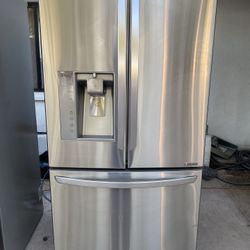 Lg Counter Depth 3 Door Stainless Steel Fridge 