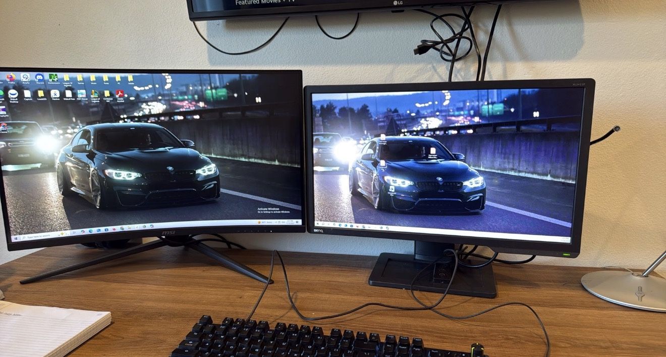 Gaming/ Office PC Full Set-Up Monitors And Keyboard/Mouse Included