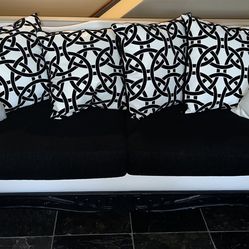 Black And White Couch Set