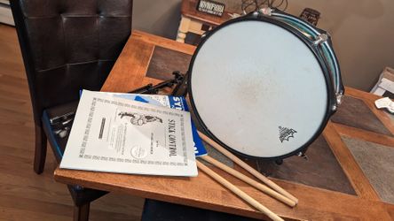 Snare Drum Instruction Books Book Holder And Drumsticks Also Have The Metal Drum Holder To Go With Set