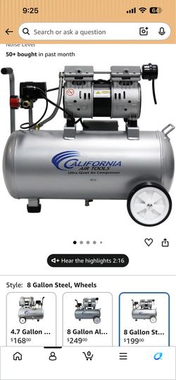 California Air Tools Ultra Quiet Air Compressor