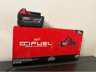 Milwaukee M18 Fuel Hackzall & 5.0XC Battery