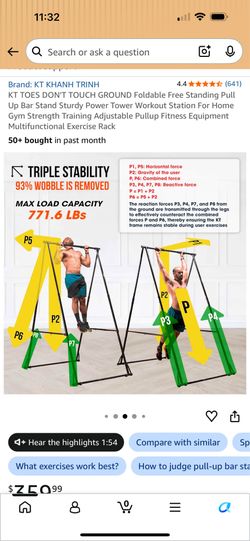 KM Folding Pull Up Bar