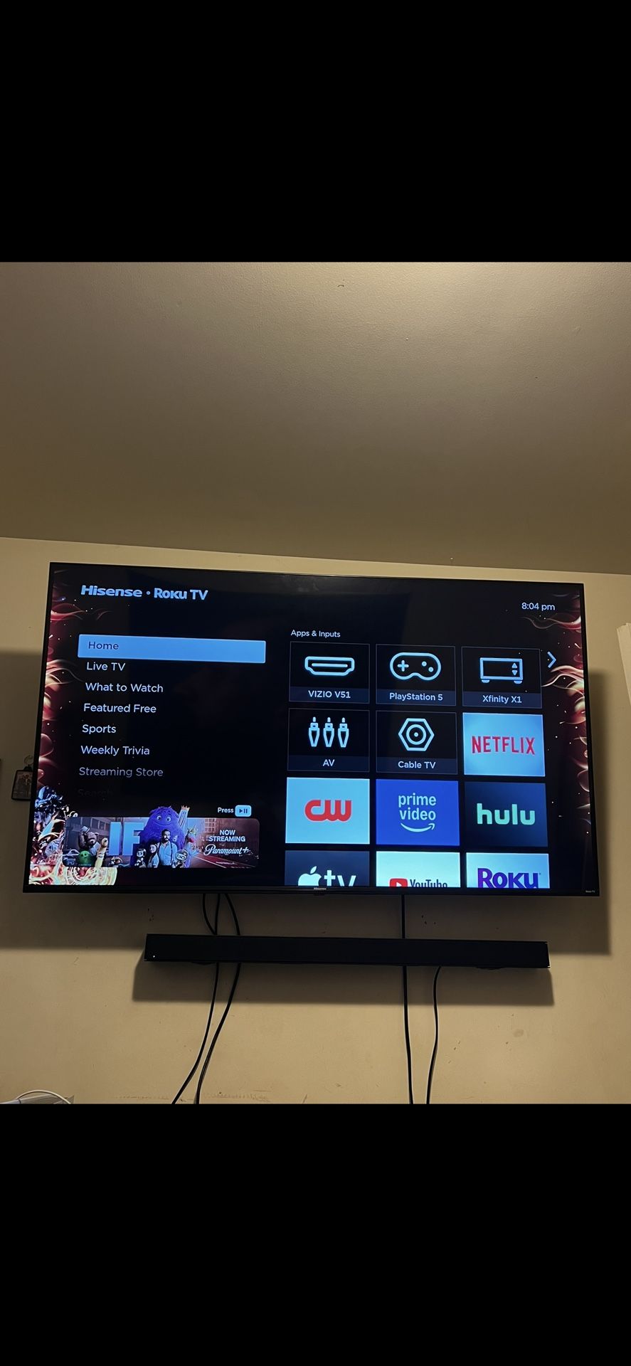 58” Hisense Smart Tv $225