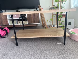 Light Colored Wood Coffee Table