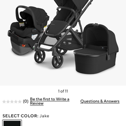 Uppababy Vista Travel System_Stroller + Car Seat (newborn To 1 Year)